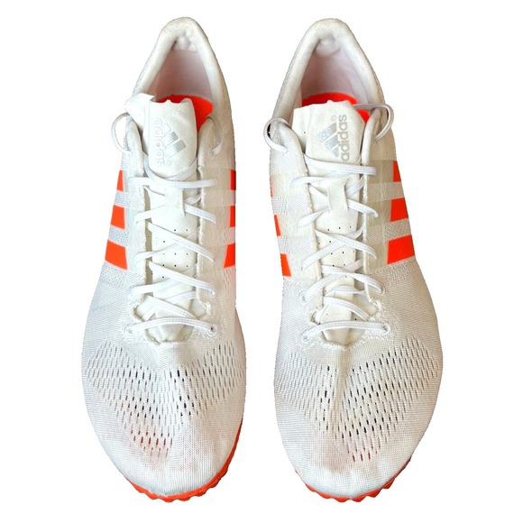 adidas Other - Adidas Adizero Avanti Track Spikes White Orange Mens 13 UK 12.5 FR 48
